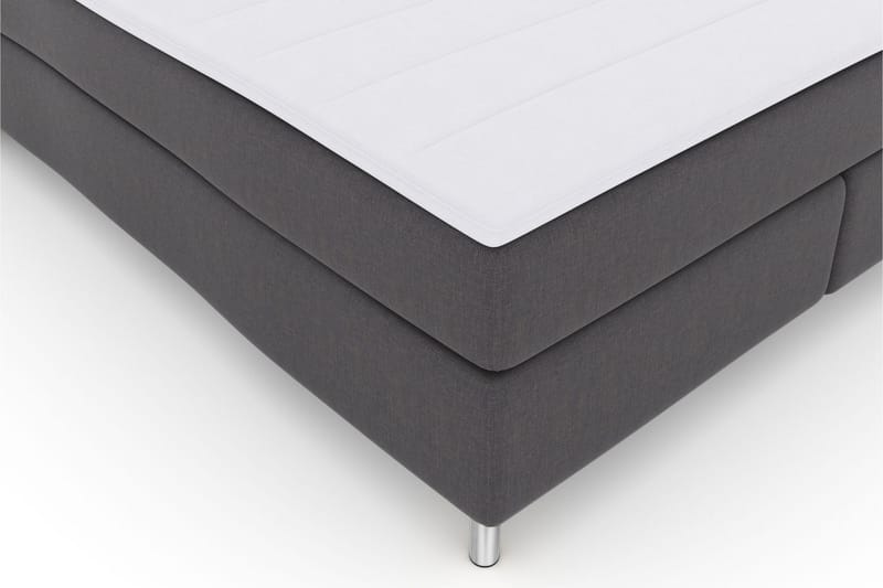 Select No 3 Komplett Sängpaket 180x200 Fast/Medium - Mörkgrå/Metall - Möbler - Sovrum - Sängar - Kontinentalsängar