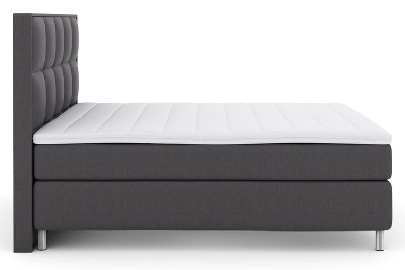 Select No 3 Komplett Sängpaket 180x200 Fast/Medium - Mörkgrå/Metall - Möbler - Sovrum - Sängar - Kontinentalsängar