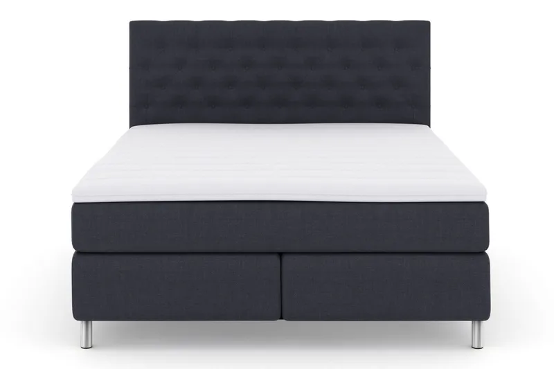 Select No 3 Komplett Sängpaket 180x200 Medium - Blå/Metall - Möbler - Sovrum - Sängar - Kontinentalsängar