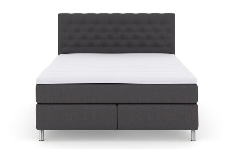 Select No 3 Komplett Sängpaket 180x200 Medium - Mörkgrå/Metall - Möbler - Sovrum - Sängar - Kontinentalsängar