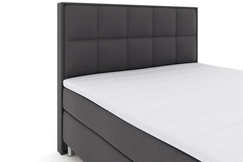 Select No 3 Komplett Sängpaket 210x210 Fast - Mörkgrå/Metall - Möbler - Sovrum - Sängar - Kontinentalsängar