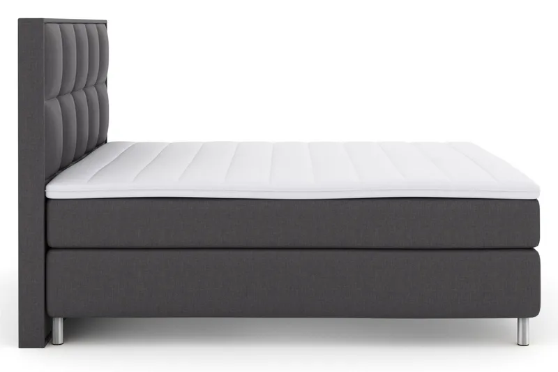 Select No 3 Komplett Sängpaket 210x210 Fast - Mörkgrå/Metall - Möbler - Sovrum - Sängar - Kontinentalsängar