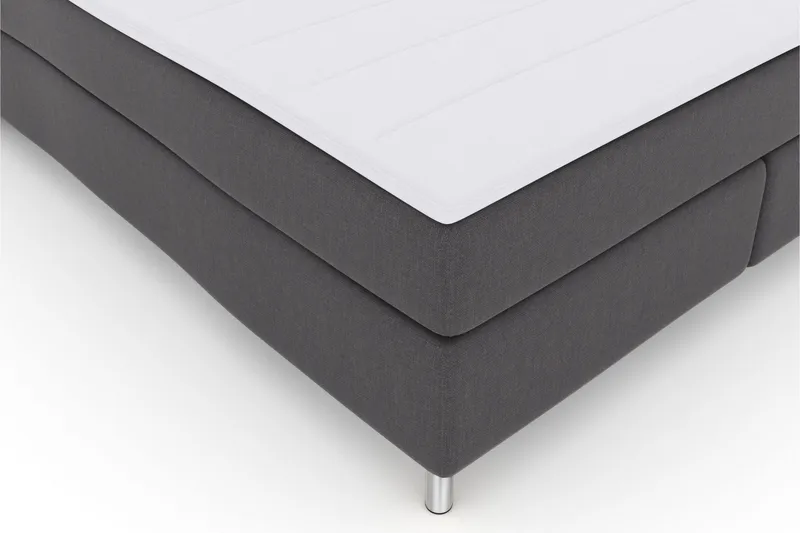 Select No 3 Komplett Sängpaket 210x210 Fast - Mörkgrå/Metall - Möbler - Sovrum - Sängar - Kontinentalsängar