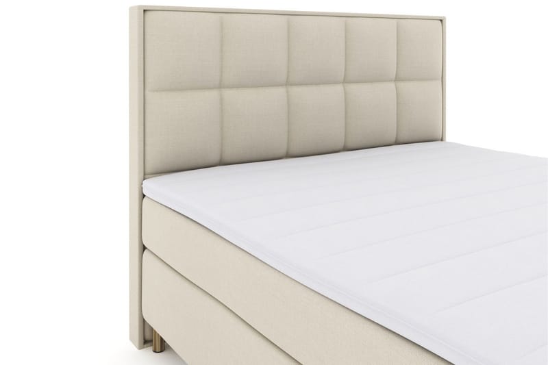 Select No 3 Komplett Sängpaket 210x210 Medium - Beige/Koppar - Möbler - Sovrum - Sängar - Kontinentalsängar