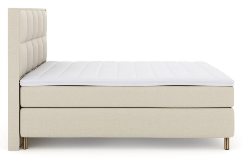 Select No 3 Komplett Sängpaket 210x210 Medium - Beige/Koppar - Möbler - Sovrum - Sängar - Kontinentalsängar