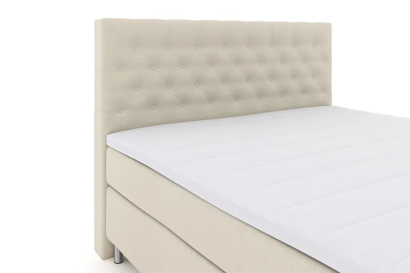 Select No 3 Komplett Sängpaket 210x210 Medium - Beige/Metall - Möbler - Sovrum - Sängar - Kontinentalsängar