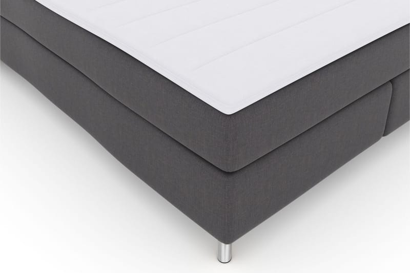 Select No 3 Komplett Sängpaket 210x210 Medium - Mörkgrå/Metall - Möbler - Sovrum - Sängar - Kontinentalsängar