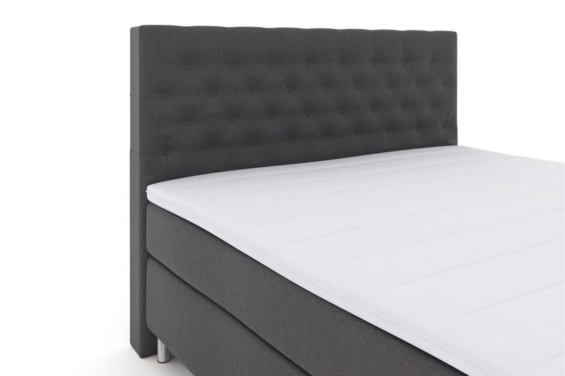 Select No 3 Komplett Sängpaket 210x210 Medium - Mörkgrå/Metall - Möbler - Sovrum - Sängar - Kontinentalsängar