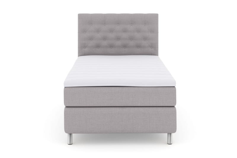 Select No 3 Kontinentalsäng 120x200 Fast - Ljusgrå/Metall - Möbler - Sovrum - Sängar - Kontinentalsängar