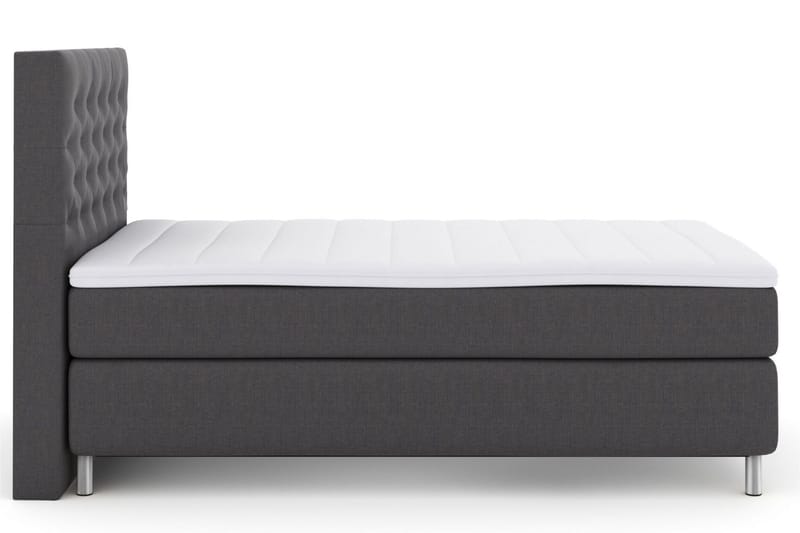 Select No 3 Kontinentalsäng 120x200 Fast - Mörkgrå/Metall - Möbler - Sovrum - Sängar - Kontinentalsängar