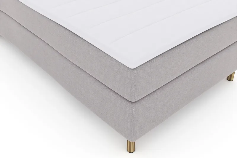 Select No 3 Kontinentalsäng 120x200 Medium - Ljusgrå/Koppar - Möbler - Sovrum - Sängar - Kontinentalsängar