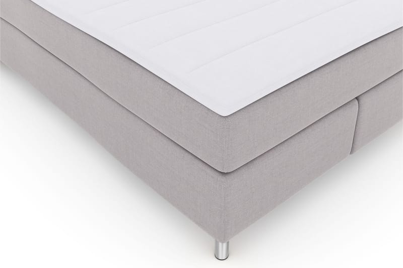 Select No 3 Kontinentalsäng 140x200 Fast/Medium - Ljusgrå/Metall - Möbler - Sovrum - Sängar - Kontinentalsängar