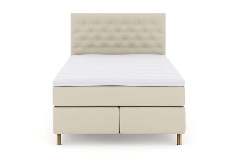 Select No 3 Kontinentalsäng 160x200 Fast/Medium - Beige/Koppar - Möbler - Sovrum - Sängar - Kontinentalsängar