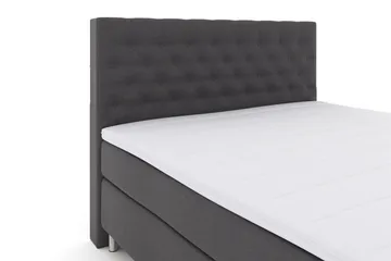 Select No 3 Kontinentalsäng 160x200 Fast/Medium - Mörkgrå/Metall - Möbler - Sovrum - Sängar - Kontinentalsängar