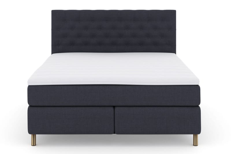 Select No 3 Kontinentalsäng 180x200 Fast, Blå/Koppar