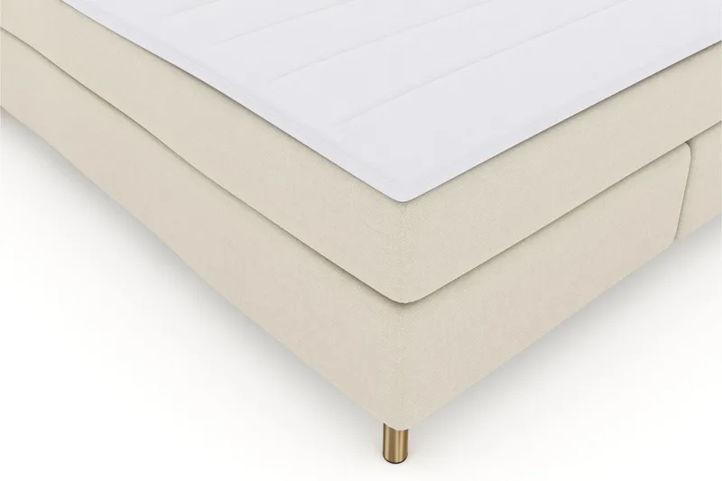 Select No 3 Kontinentalsäng 180x200 Fast/Medium - Beige/Koppar - Möbler - Sovrum - Sängar - Kontinentalsängar
