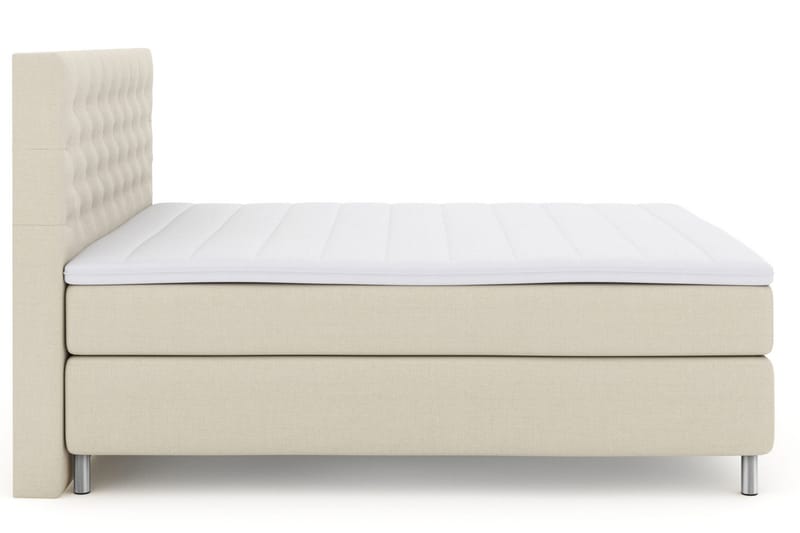Select No 3 Kontinentalsäng 180x200 Fast/Medium - Beige/Metall - Möbler - Sovrum - Sängar - Kontinentalsängar