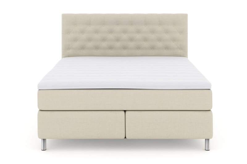 Select No 3 Kontinentalsäng 210x210 Fast - Beige/Metall - Möbler - Sovrum - Sängar - Kontinentalsängar