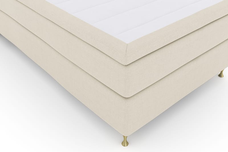 Select No 4 Komplett Sängpaket 120x200 Fast - Beige/Guld - Möbler - Sovrum - Sängar - Kontinentalsängar