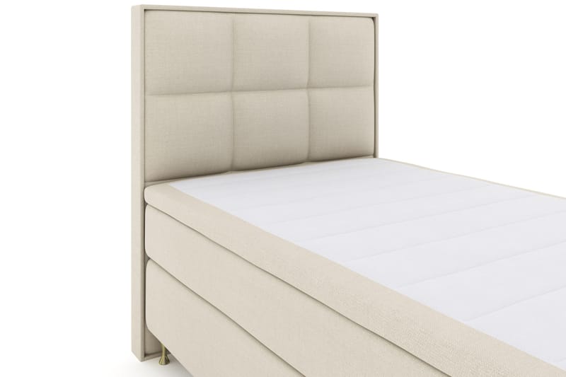 Select No 4 Komplett Sängpaket 120x200 Fast - Beige/Guld - Möbler - Sovrum - Sängar - Kontinentalsängar