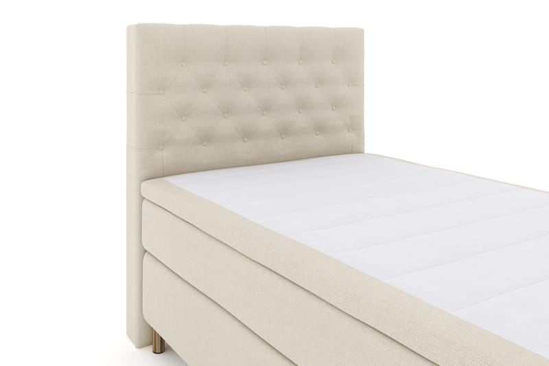Select No 4 Komplett Sängpaket 120x200 Fast - Beige/Koppar - Möbler - Sovrum - Sängar - Kontinentalsängar