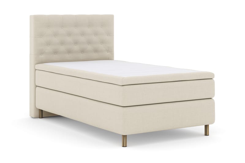 Select No 4 Komplett Sängpaket 120x200 Fast - Beige/Koppar - Möbler - Sovrum - Sängar - Kontinentalsängar
