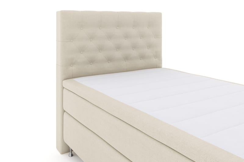 Select No 4 Komplett Sängpaket 120x200 Fast - Beige/Silver - Möbler - Sovrum - Sängar - Kontinentalsängar