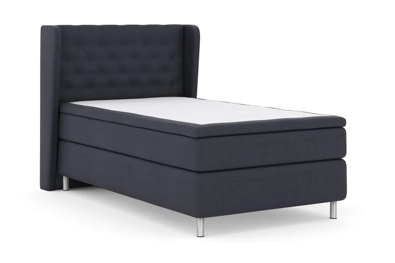 Select No 4 Komplett Sängpaket 120x200 Fast - Blå/Metall - Möbler - Sovrum - Sängar - Kontinentalsängar