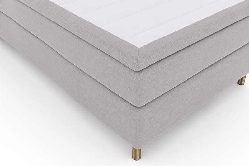 Select No 4 Komplett Sängpaket 120x200 Fast - Ljusgrå/Koppar - Möbler - Sovrum - Sängar - Kontinentalsängar