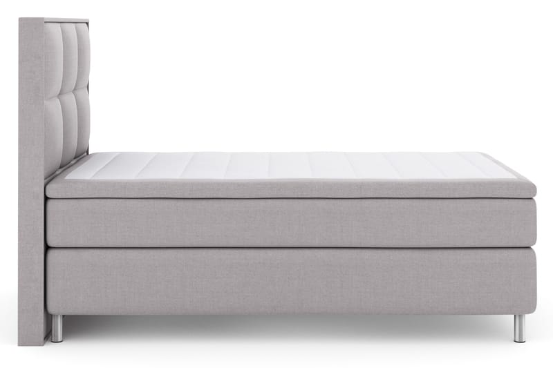 Select No 4 Komplett Sängpaket 120x200 Fast - Ljusgrå/Metall - Möbler - Sovrum - Sängar - Kontinentalsängar