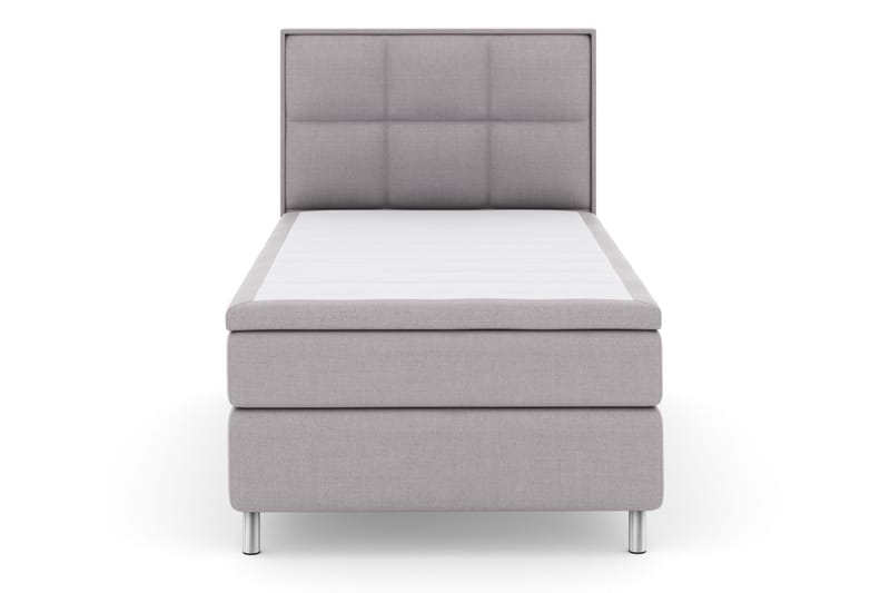 Select No 4 Komplett Sängpaket 120x200 Fast, Ljusgrå/Metall