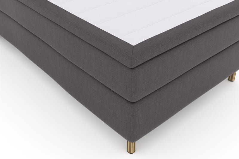 Select No 4 Komplett Sängpaket 120x200 Fast - Mörkgrå/Koppar - Möbler - Sovrum - Sängar - Kontinentalsängar