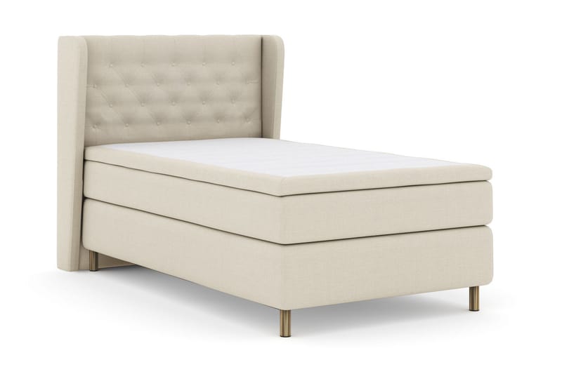 Select No 4 Komplett Sängpaket 120x200 Medium - Beige/Koppar - Möbler - Sovrum - Sängar - Kontinentalsängar