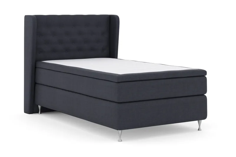 Select No 4 Komplett Sängpaket 120x200 Medium - Blå/Silver - Möbler - Sovrum - Sängar - Kontinentalsängar