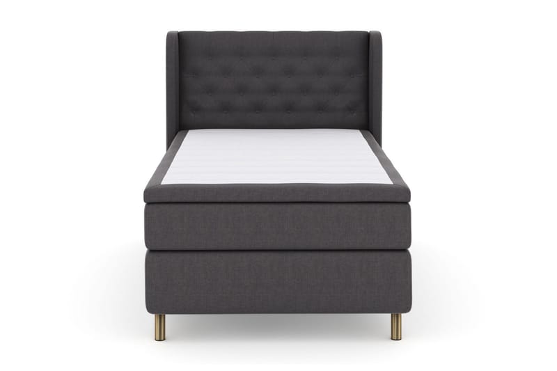Select No 4 Komplett Sängpaket 120x200 Medium - Mörkgrå/Koppar - Möbler - Sovrum - Sängar - Kontinentalsängar