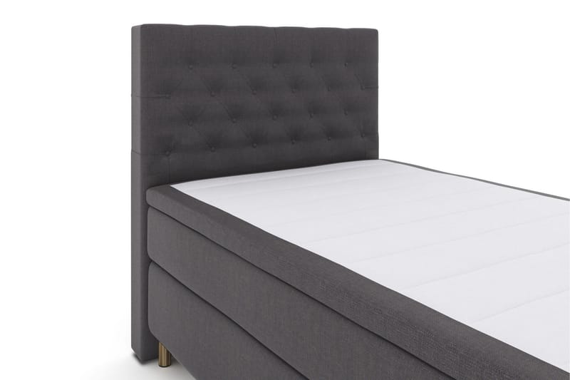 Select No 4 Komplett Sängpaket 120x200 Medium - Mörkgrå/Koppar - Möbler - Sovrum - Sängar - Kontinentalsängar