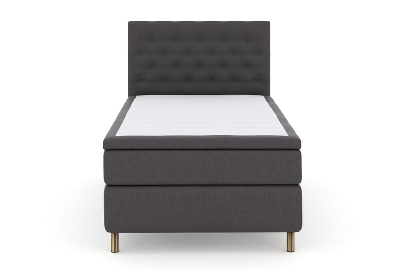 Select No 4 Komplett Sängpaket 120x200 Medium - Mörkgrå/Koppar - Möbler - Sovrum - Sängar - Kontinentalsängar