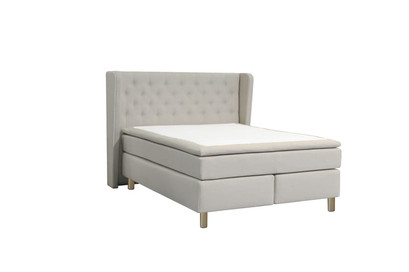 Select No 4 Komplett Sängpaket 140x200 Fast - Beige/Koppar - Möbler - Sovrum - Sängar - Kontinentalsängar