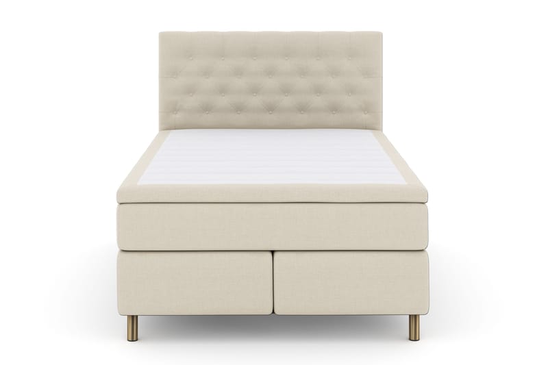 Select No 4 Komplett Sängpaket 140x200 Fast, Beige/Koppar