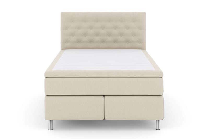 Select No 4 Komplett Sängpaket 140x200 Fast - Beige/Metall - Möbler - Sovrum - Sängar - Kontinentalsängar