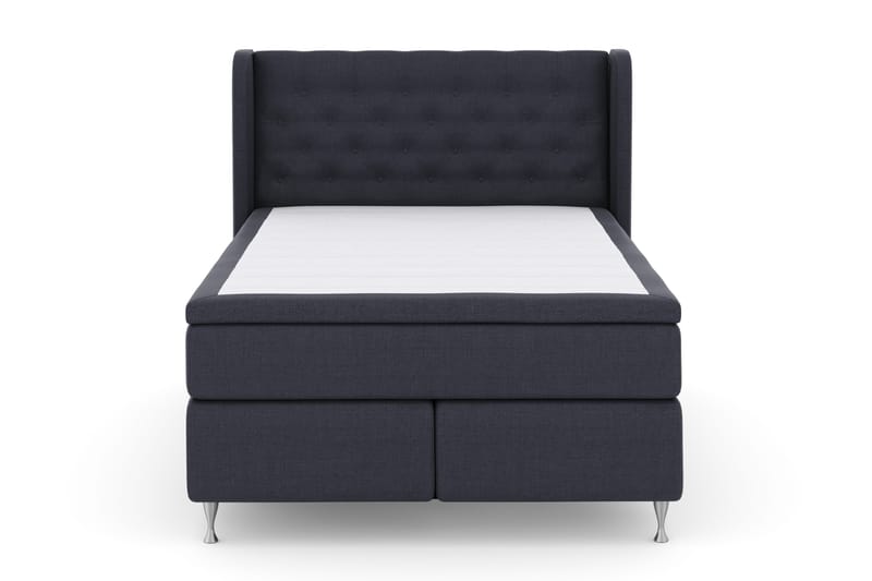 Select No 4 Komplett Sängpaket 140x200 Fast - Blå/Silver - Möbler - Sovrum - Sängar - Kontinentalsängar