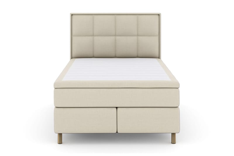 Select No 4 Komplett Sängpaket 140x200 Medium, Beige/Koppar