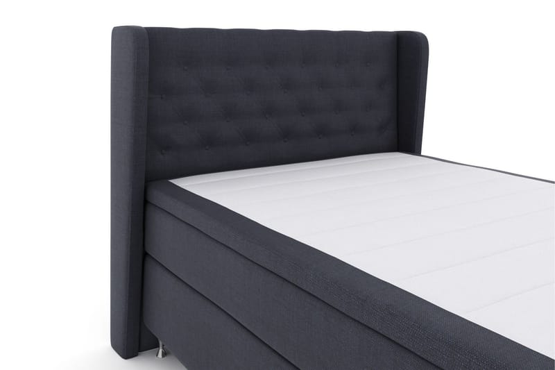 Select No 4 Komplett Sängpaket 140x200 Medium - Blå/Silver - Möbler - Sovrum - Sängar - Kontinentalsängar