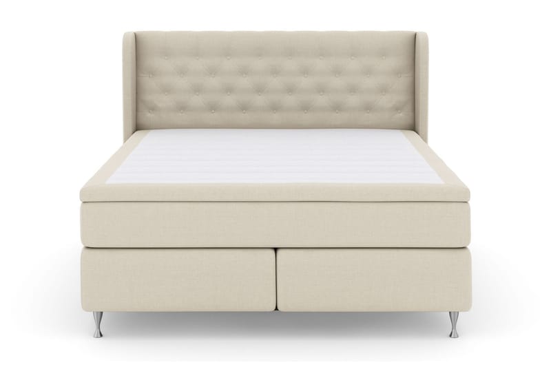 Select No 4 Komplett Sängpaket 160x200 Fast - Beige/Silver - Möbler - Sovrum - Sängar - Kontinentalsängar