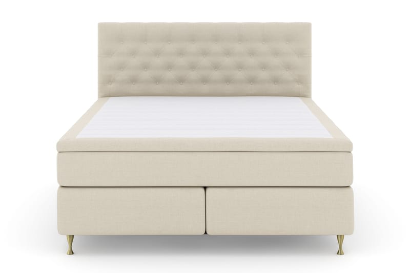 Select No 4 Komplett Sängpaket 180x200 Fast - Beige/Guld - Möbler - Sovrum - Sängar - Kontinentalsängar