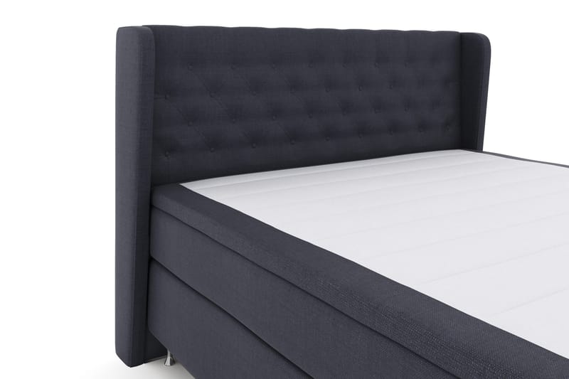 Select No 4 Komplett Sängpaket 180x200 Fast - Blå/Silver - Möbler - Sovrum - Sängar - Kontinentalsängar