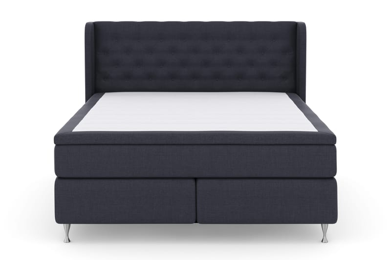 Select No 4 Komplett Sängpaket 180x200 Fast - Blå/Silver - Möbler - Sovrum - Sängar - Kontinentalsängar