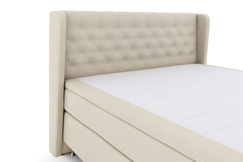 Select No 4 Komplett Sängpaket 180x200 Fast/Medium - Beige/Silver - Möbler - Sovrum - Sängar - Kontinentalsängar