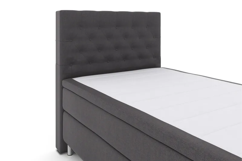 Select No 4 Kontinentalsäng 120x200 Medium - Mörkgrå/Metall - Möbler - Sovrum - Sängar - Kontinentalsängar