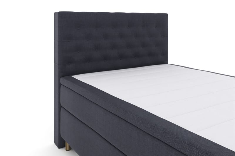 Select No 4 Kontinentalsäng 140x200 Fast/Medium - Blå/Metall - Möbler - Sovrum - Sängar - Kontinentalsängar
